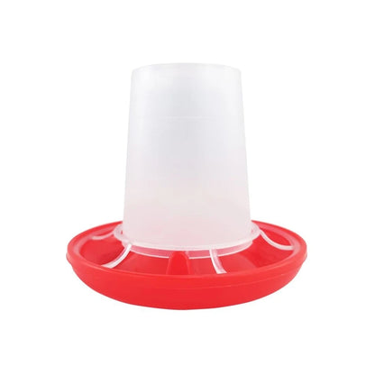 Chick Feeder Waterer Durable Plastic Feeding for Up to 6 Chicks At Once