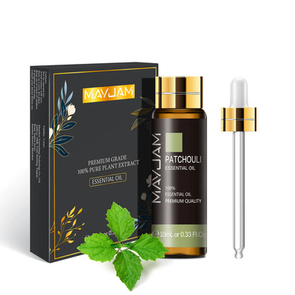 Aceite esencial difusor de aroma de lavanda, rosa, eucalipto, jazmín, vainilla, menta, sándalo, árbol de té y naranja, 10 ml.