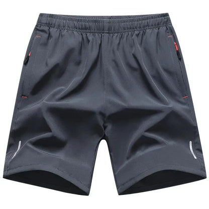 Pantalones cortos deportivos de verano para hombre, cómodos, con cintura elástica, transpirables, tallas grandes 6XL, 7XL y 8XL.