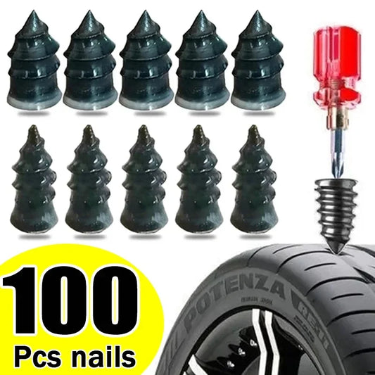 Revitalize Your Ride with the Ultimate Tire Puncture Repair Nail Kit - Perfect for Cars, Motorcycles, Scooters & Bikes!