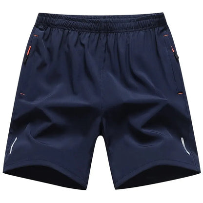 Pantalones cortos deportivos de verano para hombre, cómodos, con cintura elástica, transpirables, tallas grandes 6XL, 7XL y 8XL.