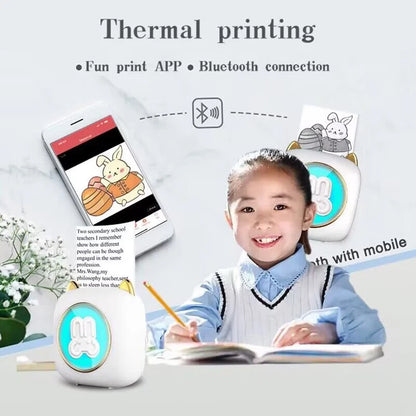 Mini impresora portátil ZWN con Bluetooth para teléfono móvil, foto, título, nota, impresión de bolsillo, impresora de etiquetas de error para estudiantes, ideal para regalos infantiles