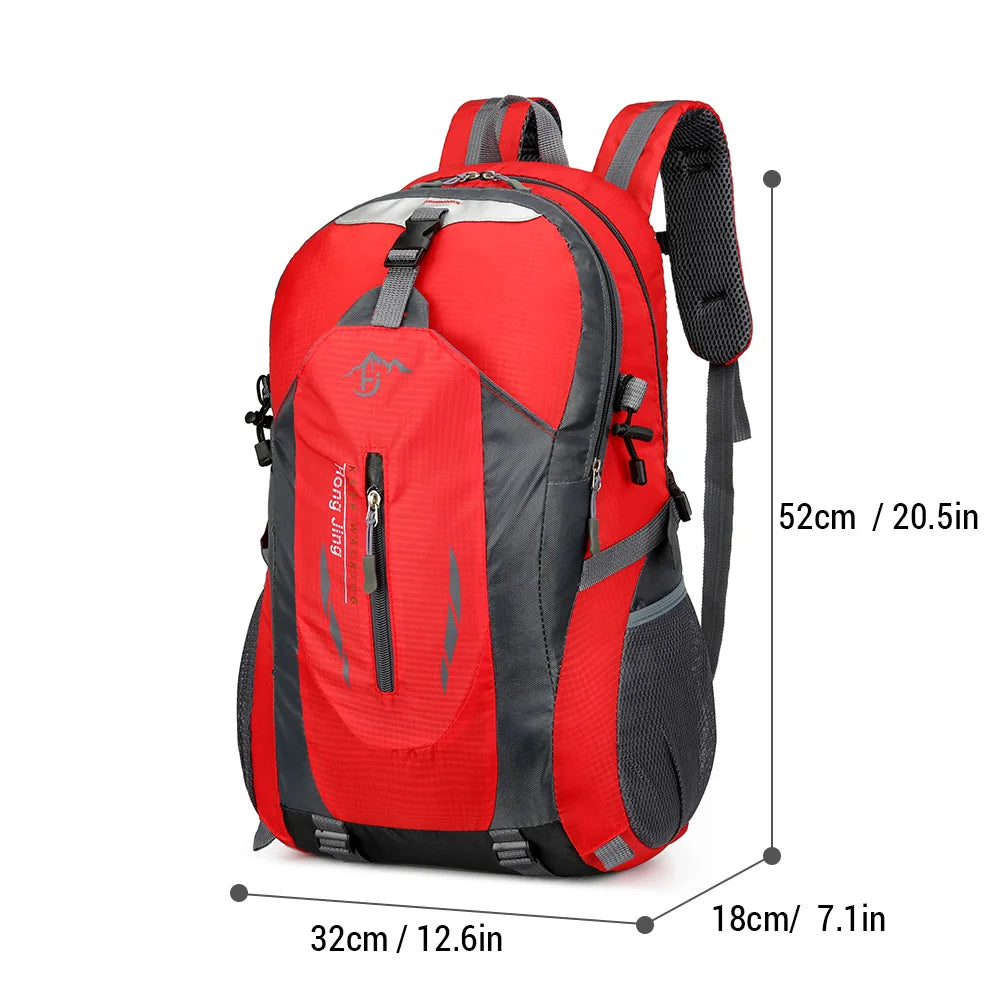 Mochila de senderismo de 40 l, impermeable, ligera, para exteriores, senderismo, trekking, mochila de viaje para hombres y mujeres, mochila de montañismo.