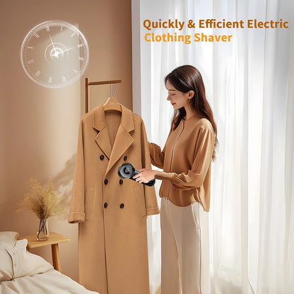 Afeitadora de telas recargable coldSky, quitapelusas eléctrica con pantalla digital, para suéteres, ropa y mantas.