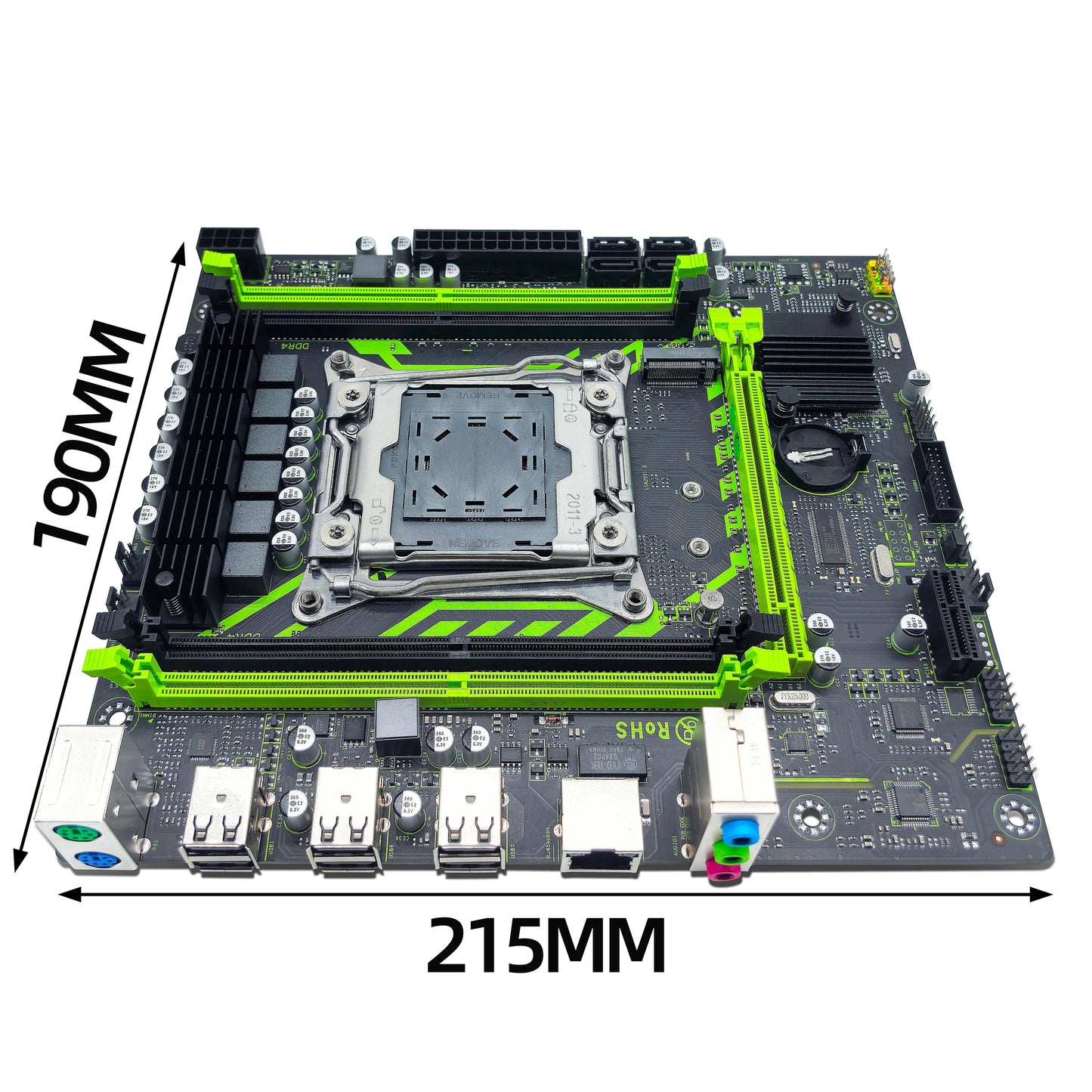 Kit de placa base ZSUS X99-8D4 con procesador LGA2011-3 Xeon E5 2650 V4, DDR4, 16 GB (1 x 16 GB), memoria RAM de 2133 MHz, NVME, M.2, SATA