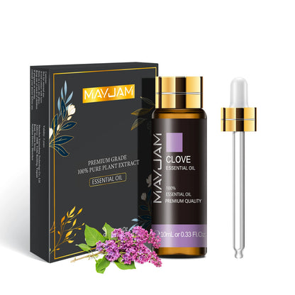 Aceite esencial difusor de aroma de lavanda, rosa, eucalipto, jazmín, vainilla, menta, sándalo, árbol de té y naranja, 10 ml.