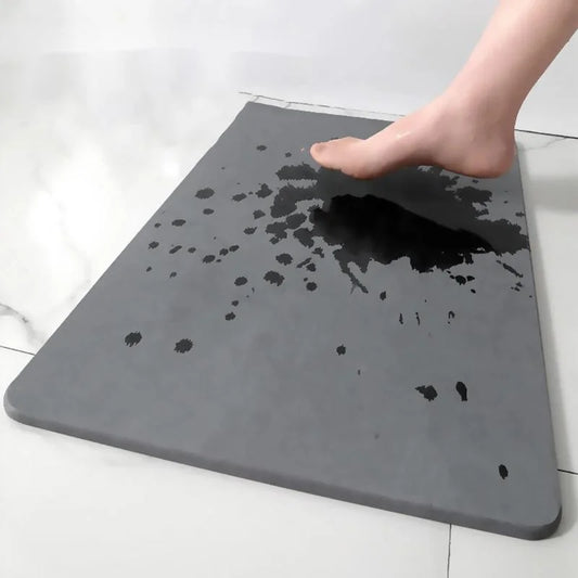 Alfombra de baño absorbente para dormitorios, antideslizante, de secado rápido, para entrada, bañera