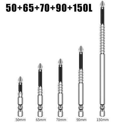 K5 Non-slip High Hardness Bit S2 Strong Magnetic 5A Black Non-slip Cross Head Electric Drill Electric Screwdriver Bit