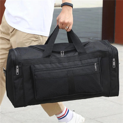 Bolsa de viaje de nailon para hombre y mujer, bolso de mano de gran capacidad, ideal para el fin de semana, el gimnasio, el deporte, la noche o la noche.