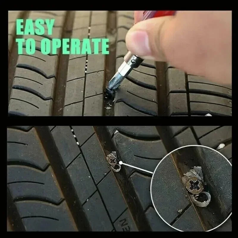 Revitalize Your Ride with the Ultimate Tire Puncture Repair Nail Kit - Perfect for Cars, Motorcycles, Scooters & Bikes!