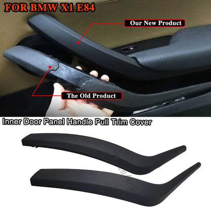 Juego de manijas interiores de coche, reposabrazos de puerta, panel embellecedor para BMW X1 E84 2010 2011 2012 2013 2014 2015 2016