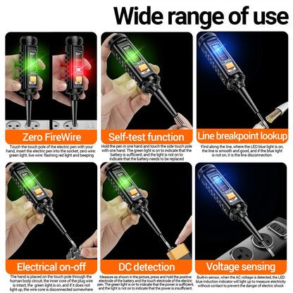 Multi-functional Electrician Screwdriver Pencil AC Non-contact Induction Test Pen Voltage Tester Voltage Detector Screwdriver