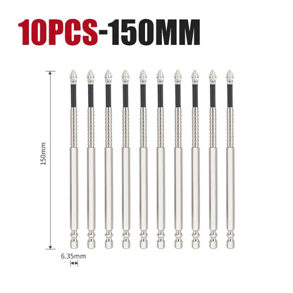 K5 Anti-Slip and Shock-Proof Bits Screwdriver Bits High Hardness Strong Magnetic 25/50/65/70/90/150mm Ph2 Screwdriver Set