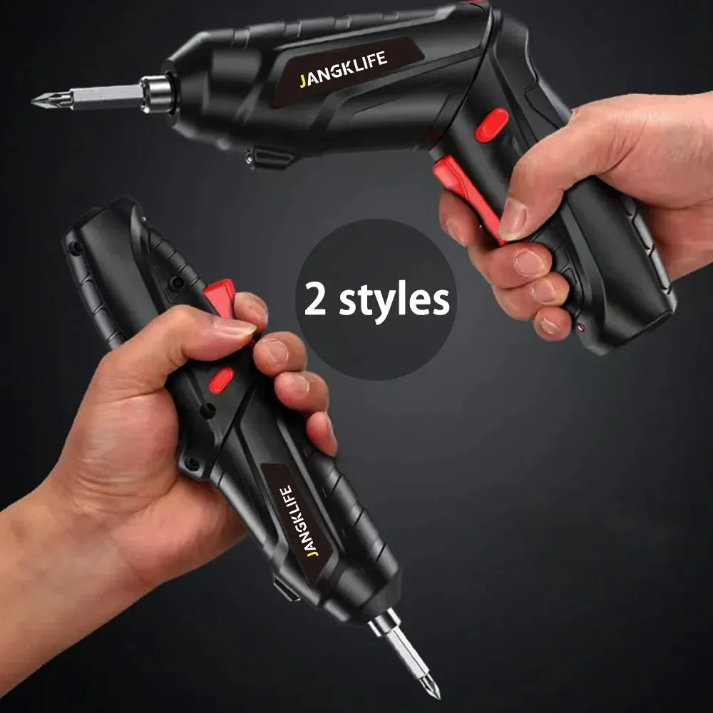 Electric Screwdriver Battery Rechargeable Cordless Screwdriver Powerful Impact Wireless Screwdriver Drill Electric Screw Driver