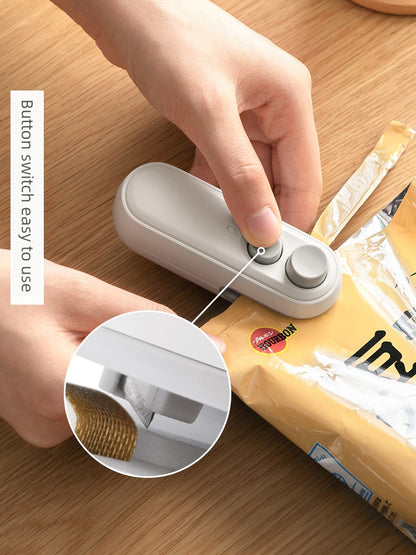 Máquina selladora de bolsas de plástico a presión manual para mini snacks