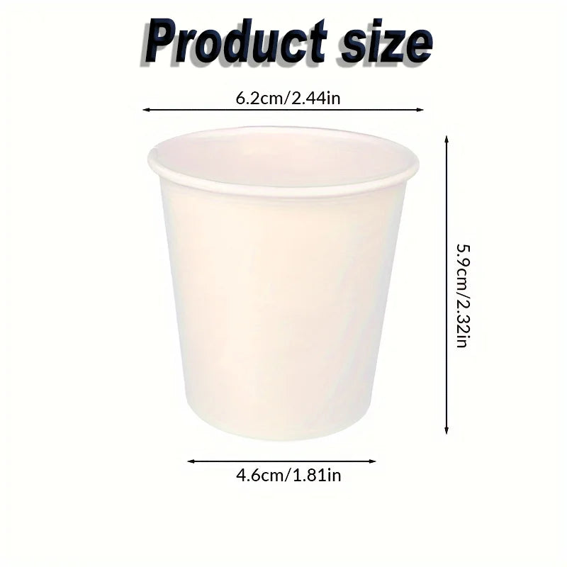 50/100PCS Disposable Small Paper Cup Tasting Cup  Perfect for Coffee Candy Juice Home Supermarket Holiday Party Activities