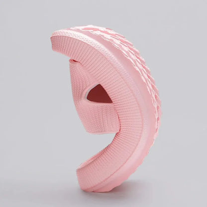 Chanclas de verano antideslizantes de 4 cm para mujer, suaves y cómodas, con plataforma gruesa de EVA, para el baño y el hogar