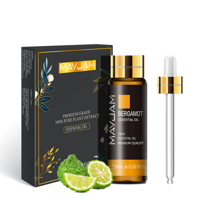 Aceite esencial difusor de aroma de lavanda, rosa, eucalipto, jazmín, vainilla, menta, sándalo, árbol de té y naranja, 10 ml.