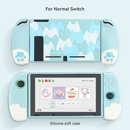 GeekShare Nintendo Switch Shell Silicone Soft Shell 3D Cute Cat Claw Split JoyCon Protective Case For Nintend Switch Accessories