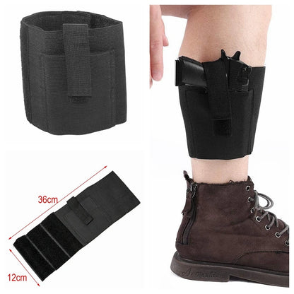 Concealed Carry Ankle Gun Holster for S&W M&P Shield 9mm, Bodyguard .380, Ruger LCP, LC9, Sig Sauer GL17 Tactical Leg Holster