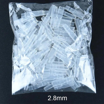 60Pcs Terminal Electrical Connectors 2.8/4.8/6.3mm Butt Splice Lug Terminals for Wire 12awg Crimp Cable Eletrico Car Accessories