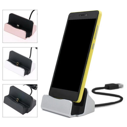 Estación de carga rápida tipo C, cargador de escritorio USB C 3.1 con cable para el teléfono inteligente Huawei P9 Plus.