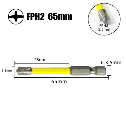 SenNan 65mm 110mm Magnetic Special Slotted Cross Screwdriver Bit For Electrician FPH2 For Socket Switch Hand Tools