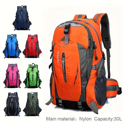 Mochila para exteriores para hombre, de gran capacidad, ligera, informal, para senderismo, deportes, impermeable, para viajes y montañismo