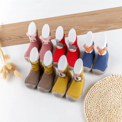 Spring and Fall Models of Children's Walking Shoes Floor Socks Infant Non-slip Soft Bottom Floor Shoes for Boys and Girls Indoor