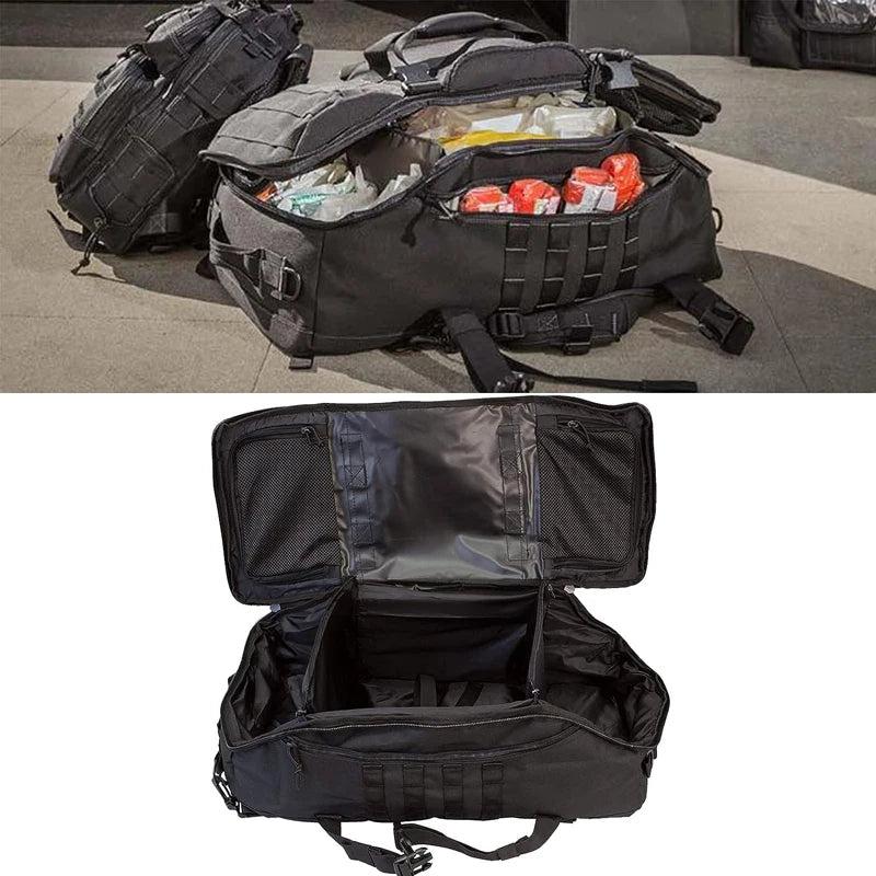 Mochila táctica militar de viaje de 40L, 60L y 80L con correa ajustable, ideal para el fin de semana, para hombres y mujeres, bolsas de gimnasio impermeables.