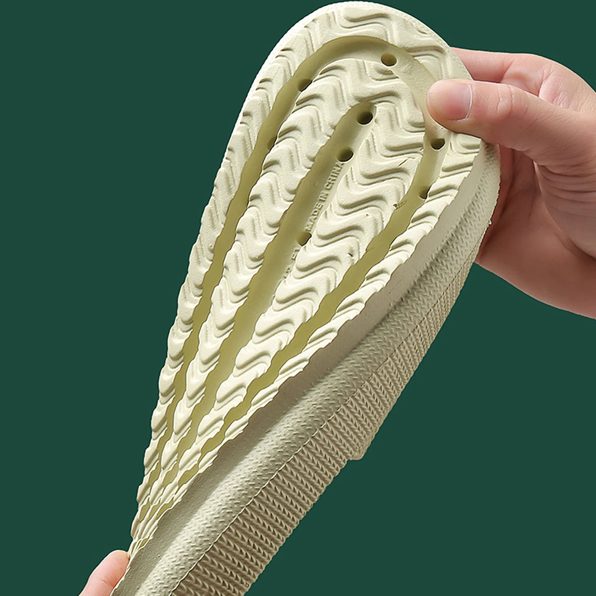 Zapatillas de verano para el hogar con suela blanda y antideslizantes Eva Simple para hombre