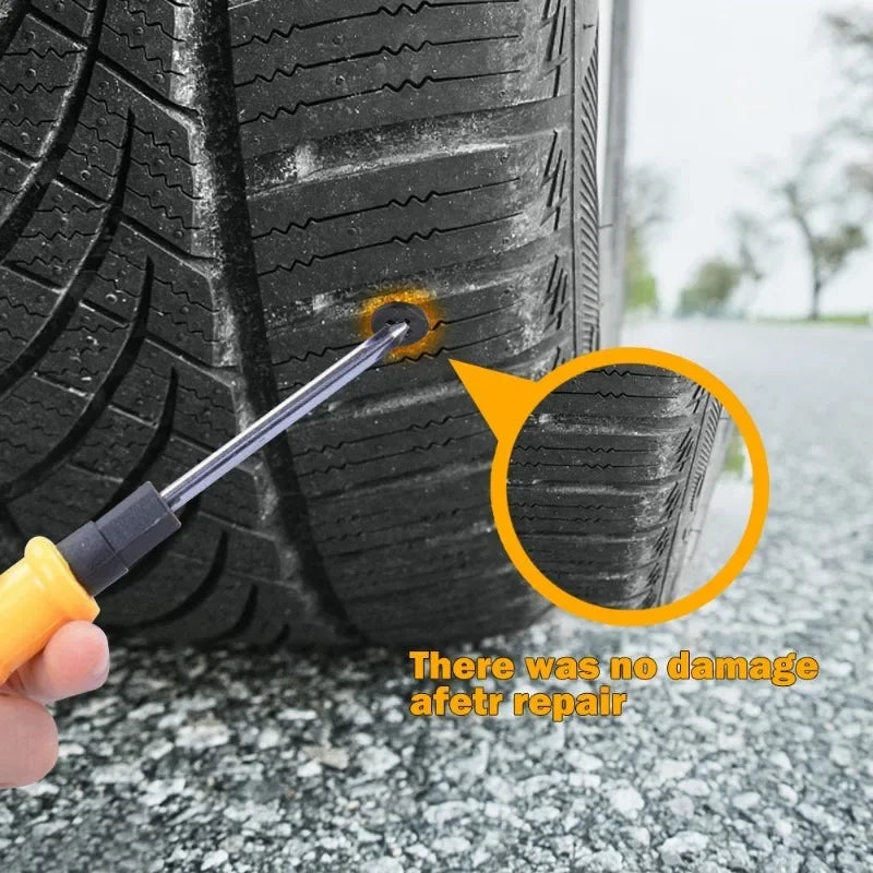 Revitalize Your Ride with the Ultimate Tire Puncture Repair Nail Kit - Perfect for Cars, Motorcycles, Scooters & Bikes!