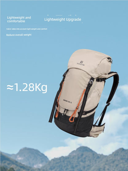 Mochila de senderismo Pathfinder 50L para exteriores, transpirable y resistente al desgaste