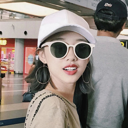 CLLOIO - Gafas de sol unisex de nueva tendencia para mujer y hombre, diseño simple, decorativas, para conducir, con protección UV400