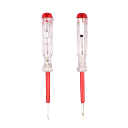 100-500V Test Pen Portable Flat Screwdriver Electric Tool Hand Tool LED Voltage Tester Multipurpose Non-contact Circuit Test Pen