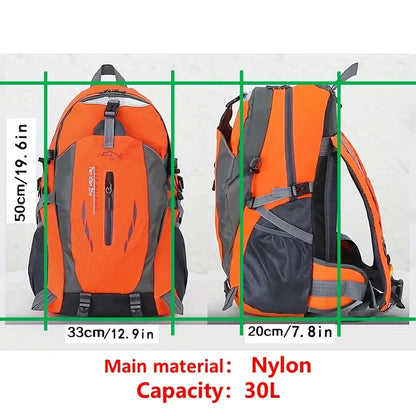 Mochila para exteriores para hombre, de gran capacidad, ligera, informal, para senderismo, deportes, impermeable, para viajes y montañismo