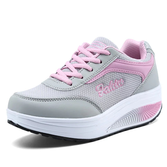 Zapatillas de deporte para mujer, zapatos de moda para mujer, zapatos vulcanizados, zapatos planos de alta calidad, zapatos para caminar para mujer, Blatform, zapatillas de talla grande para mujer.