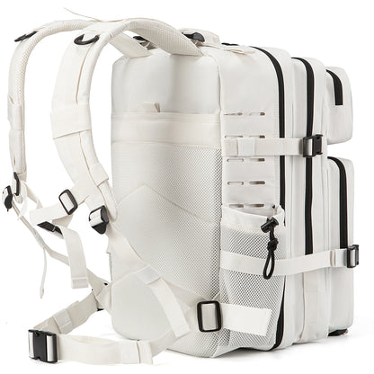 Mochila táctica de 25L/45L para exteriores para hombres y mujeres, resistente, pequeña, para la escuela, para senderismo, con portabotellas