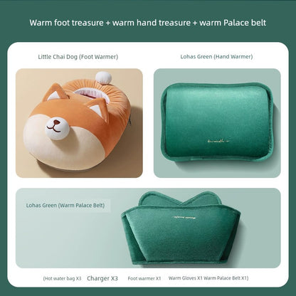 Feet Warmer Bed Sleep Special Hot Water Bag for Bed Explosion-Proof Rechargeable Hot-Water Bag Hand Warmer Handy Gadget 1780