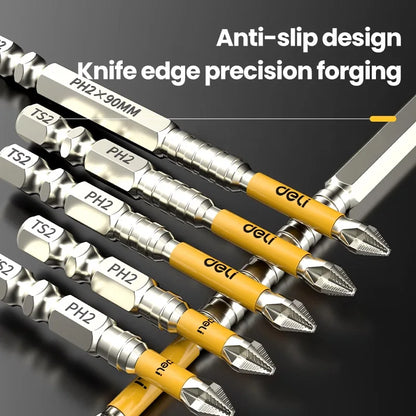 Non-slip PH2 Magnetic Batch Head Cross Screwdriver Hardness Drill Bit Screw Driver Hand Tools 25/50/65/70/90/150mm
