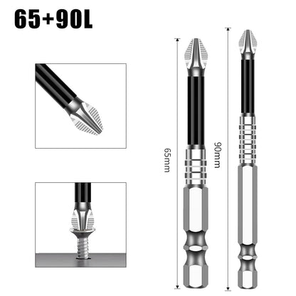 K5 Non-slip High Hardness Bit S2 Strong Magnetic 5A Black Non-slip Cross Head Electric Drill Electric Screwdriver Bit