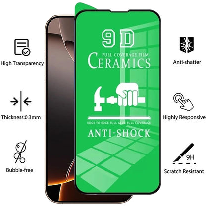 4 protectores de pantalla de cerámica transparente para iPhone 16, 15, 14, 11, 13, 12 Pro Max, 15, 14, 16 Plus, 13, 12 Mini, XS Max, XR, X, 8, 7 Plus, SE
