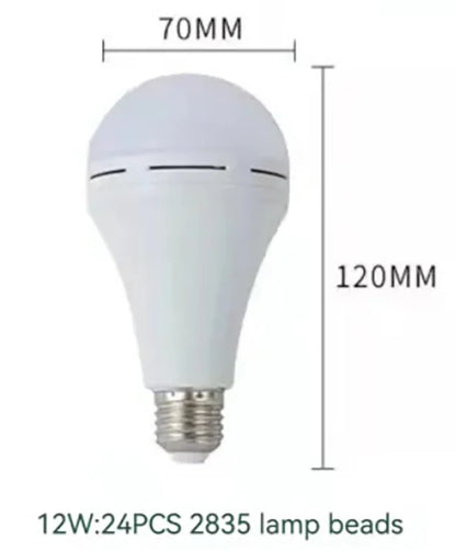 Bombilla LED de emergencia de 7 W, 9 W, 12 W y 15 W. Bombilla de bajo consumo con carga portátil. Bombilla de emergencia para cortes de energía en el hogar.