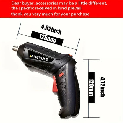 Electric Screwdriver Battery Rechargeable Cordless Screwdriver Powerful Impact Wireless Screwdriver Drill Electric Screw Driver