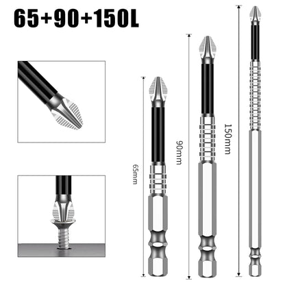 K5 Non-slip High Hardness Bit S2 Strong Magnetic 5A Black Non-slip Cross Head Electric Drill Electric Screwdriver Bit