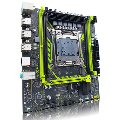 Kit de placa base ZSUS X99-8D4 con procesador LGA2011-3 Xeon E5 2650 V4, DDR4, 16 GB (1 x 16 GB), memoria RAM de 2133 MHz, NVME, M.2, SATA