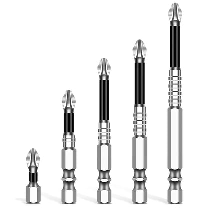 K5 Non-slip High Hardness Bit S2 Strong Magnetic 5A Black Non-slip Cross Head Electric Drill Electric Screwdriver Bit