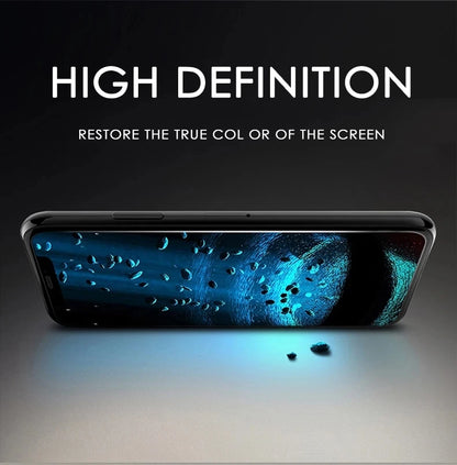 5 protectores de pantalla de vidrio templado para iPhone 11, 12, 13 Pro, XR, X, XS Max, 14 Pro Max, Mini, 7, 8, 6, 6S Plus, 5S, SE.