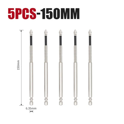 K5 Anti-Slip and Shock-Proof Bits Screwdriver Bits High Hardness Strong Magnetic 25/50/65/70/90/150mm Ph2 Screwdriver Set