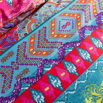 Juegos de fundas nórdicas de estilo bohemio para cama individual, individual, queen y king.